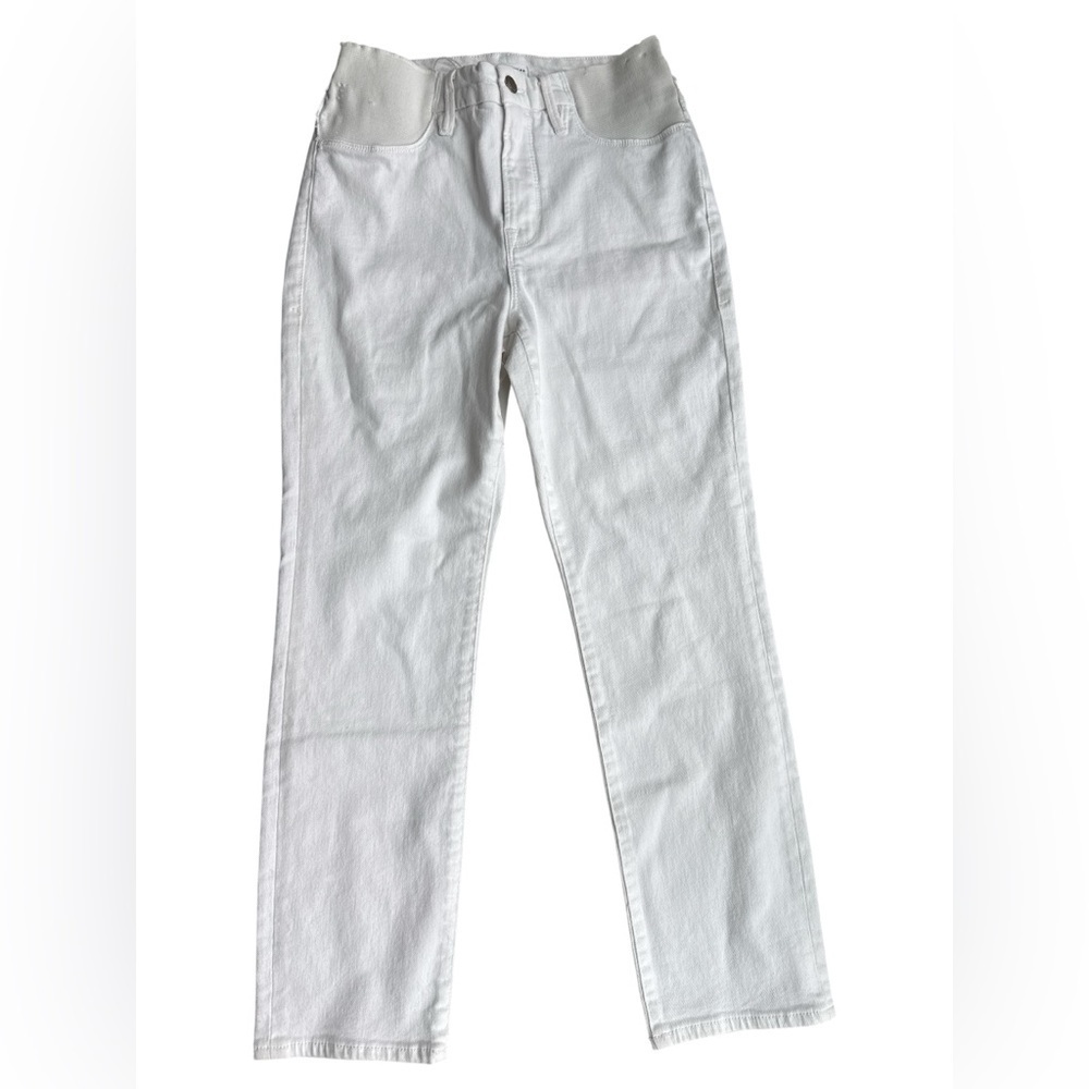 Good American Classic White Jeans